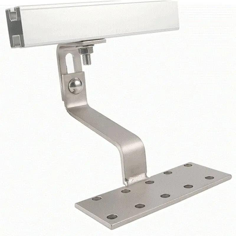 Staffa fotovoltaica A78I 180 ° Accessori per staffa fotovoltaica con gancio per tetto in acciaio inossidabile per pannello solare orizzontale regolabile