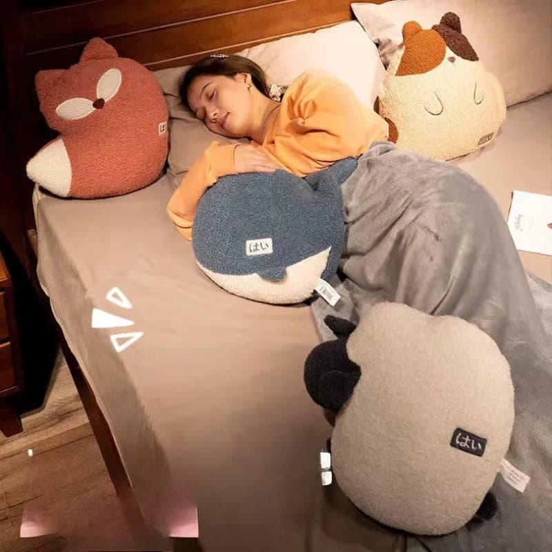 Cuscino e Coperta 2 in 1 per Donne, Cuscino da Ufficio e Viaggio, Morbida Copertura in Peluche, Coperta Compatta per Auto, Multiuso, Essenziale per Divano