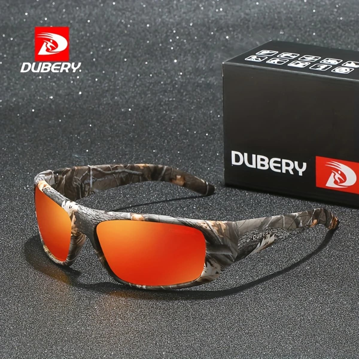 DUBERY Polarized UV400 Protection Sunglasses For Men And Women 10 Colors Model 1418