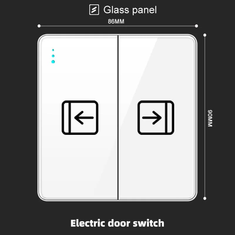 Interruttore per finestra cieca per tende a 2 gruppi standard UK Presa a muro con funzione momentanea con 2 prese USB TypeC CE UKCA