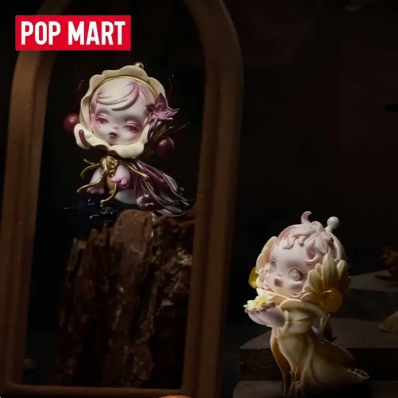 POPMART SKULLPANDA Petals In Four Acts Series - Blind Box Originale, Mystery Box, Guess Bag, Giocattoli, Simpatiche Figure Anime
