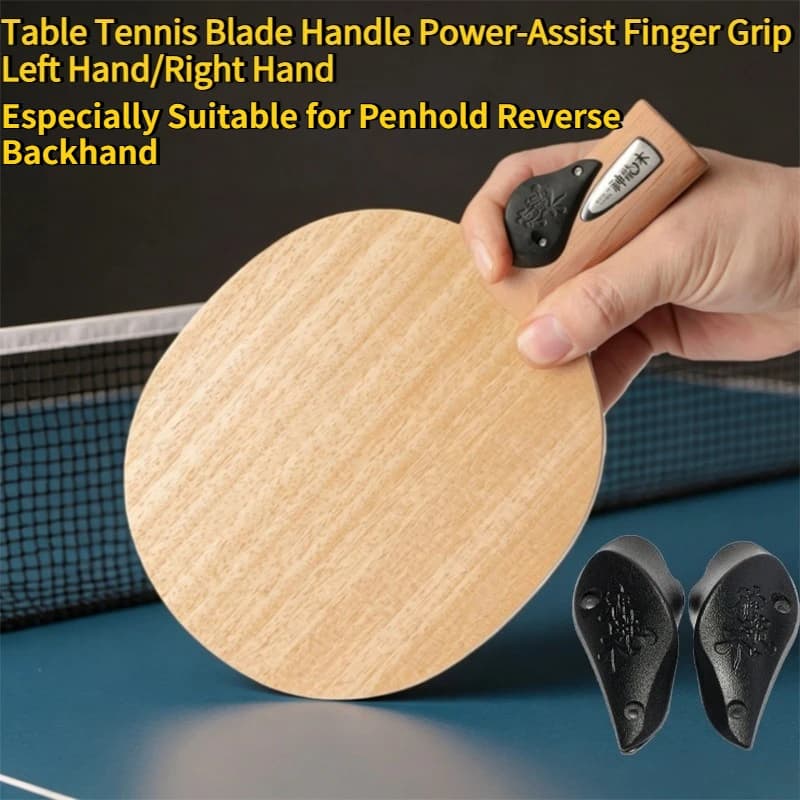 Impugnatura per racchetta da ping pong Generazione 2 con assistenza alla potenza, impugnatura ergonomica per dita, adatta per Penhold Reverse Backhand
