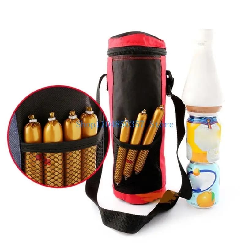 652F Upgraded Water Bottle Cooler Bag Universal Water Bottle Holder High Capacity