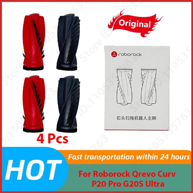 Original For Roborock Qrevo Curv P20 Pro G20S Ultra Main Brush Spare Parts Robot Vacuum Cleaner Replacement Accessories