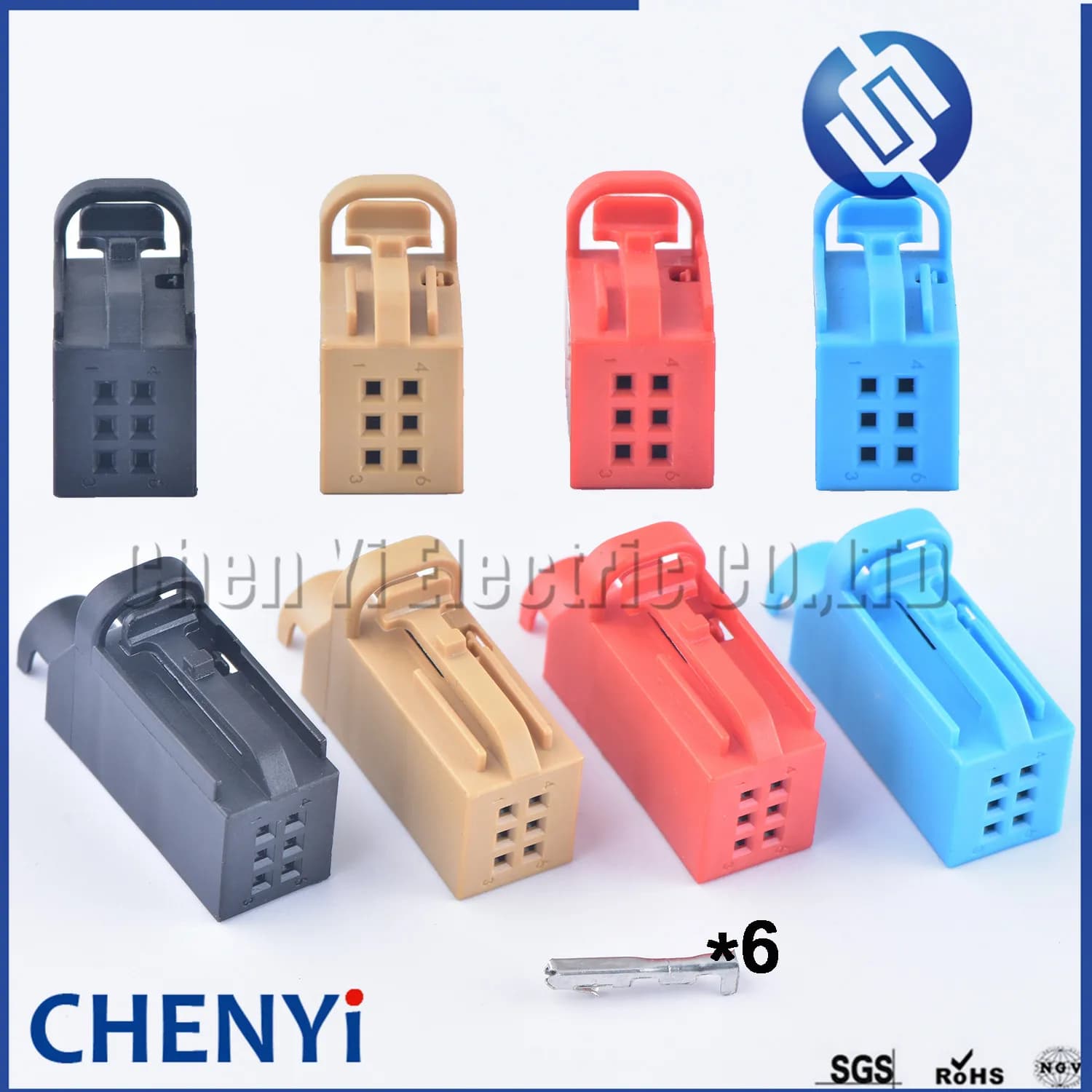 Spina di allarme per pressione pneumatici per auto con connettore per copertura posteriore per retromarcia per porta automobilistica a 6 pin 1-1534121-5 1534121-2 1534121-3 1534121-1