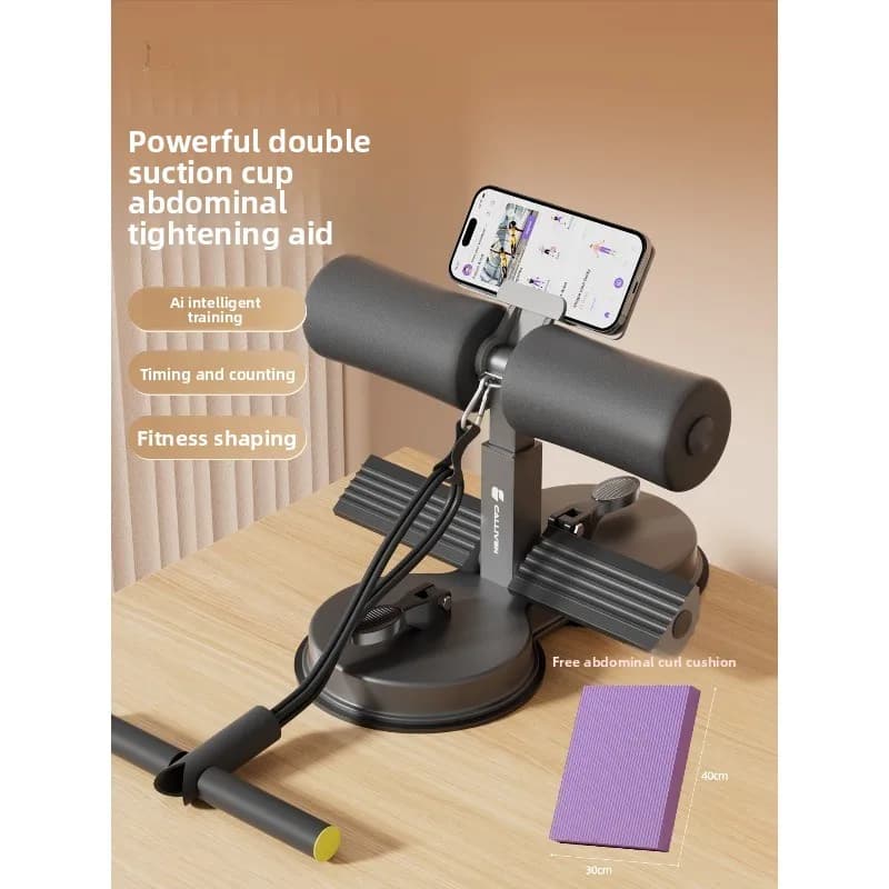 2026 Hot Sale Sit up assist upgraded abdominal muscle vest line double disc men's and women's thick foam abdominal roller