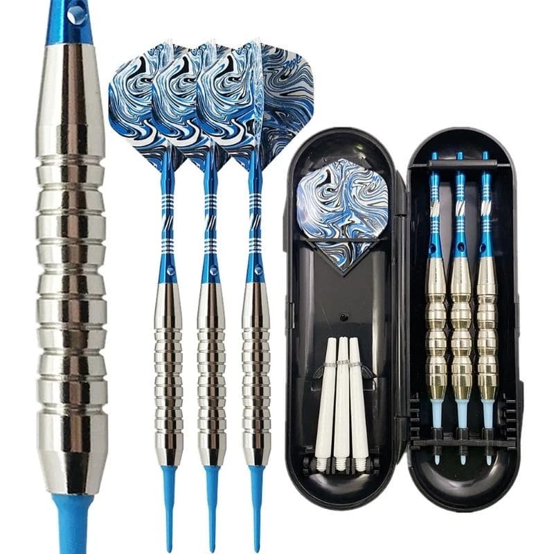 3 pezzi di freccette in nylon con punta morbida professionale 21g competizione freccette competitive sport indoor lancio set di freccette elettroniche