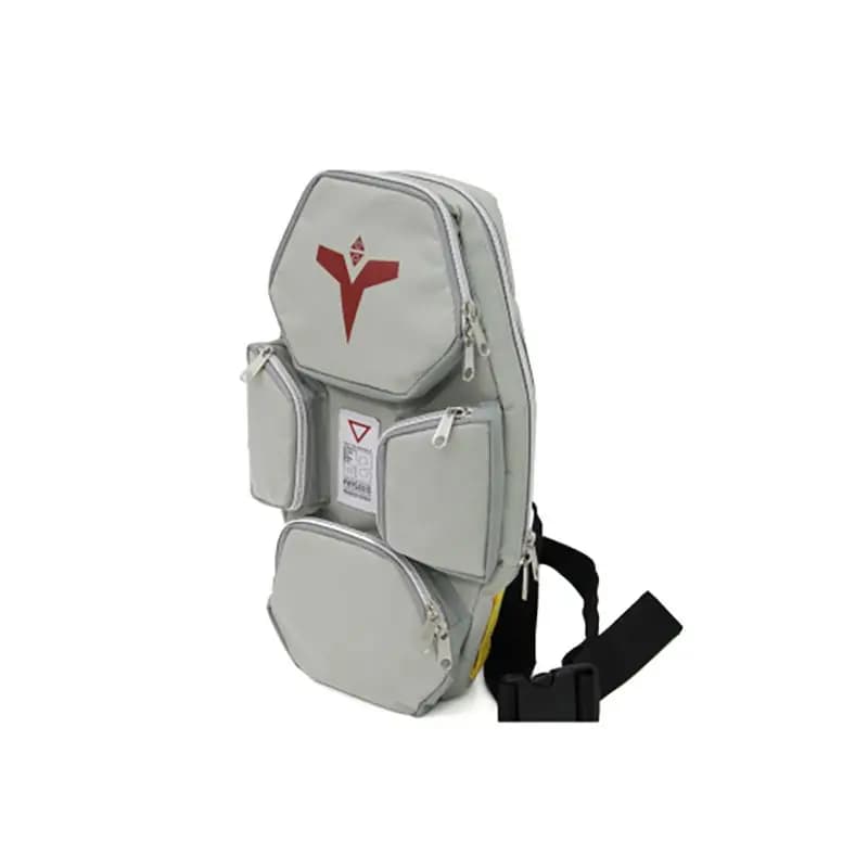 Borsa a Tracolla Multifunzionale in Tela con Marchio Collaborativo Anime Mobile Suit Gundam, Zaino con Scudo Gundam GP-02A