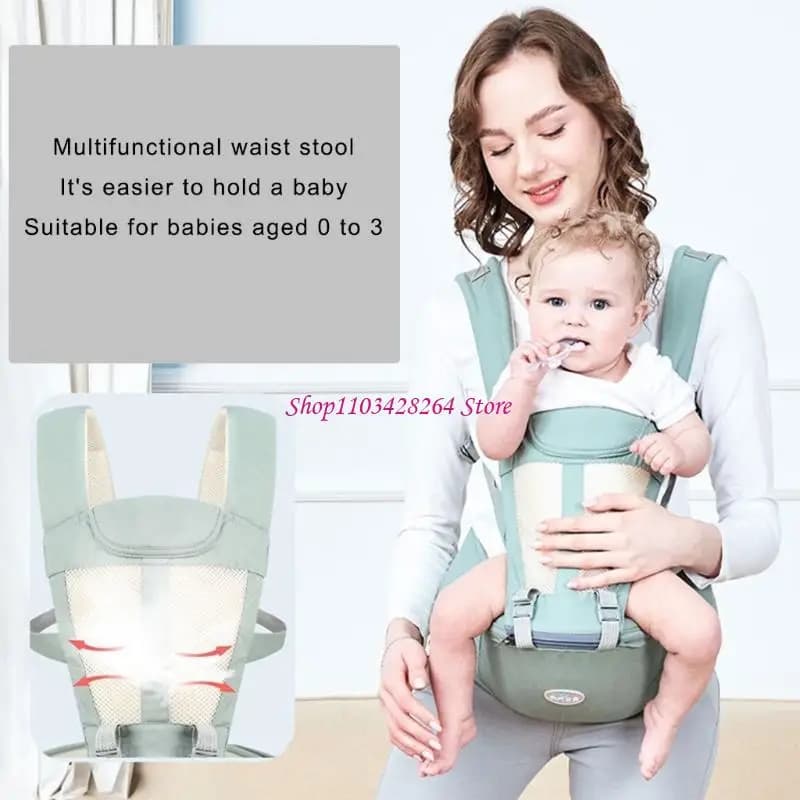 Dispositivo trasporto ergonomico per sgabello in per bambini Posizione trasporto anteriore regolabile Supporto per il