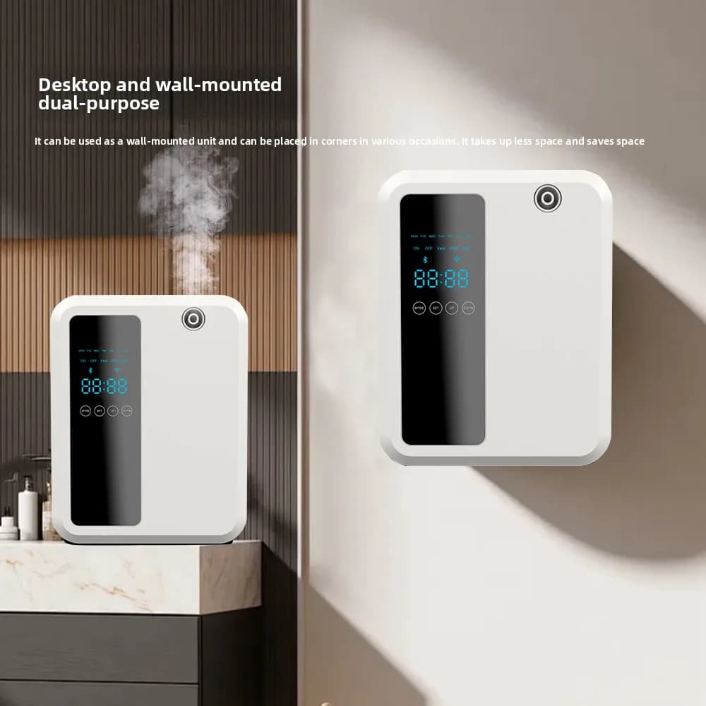 Diffusore automatico di profumo da 500 ml per hotel, uso domestico e per bagni, con oli essenziali aromatici.