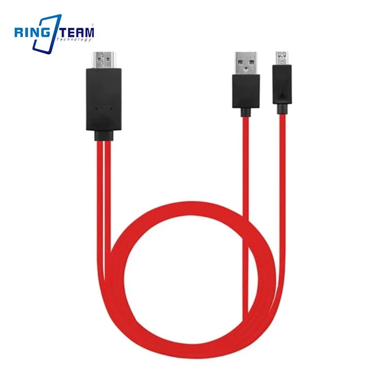 Cavo Micro USB a HDMI 1080P HDTV per Samsung S5/S4/S3 NOTE3, adattatore convertitore da 11 pin per TV e sistema Home Theater