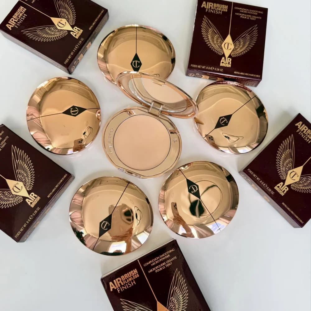 Charlotte Tilbury Natural Liquid Foundation Highlighter Pressed Long Lasting Facial Spot Concealer Lip Gloss Makeup Cosmetics