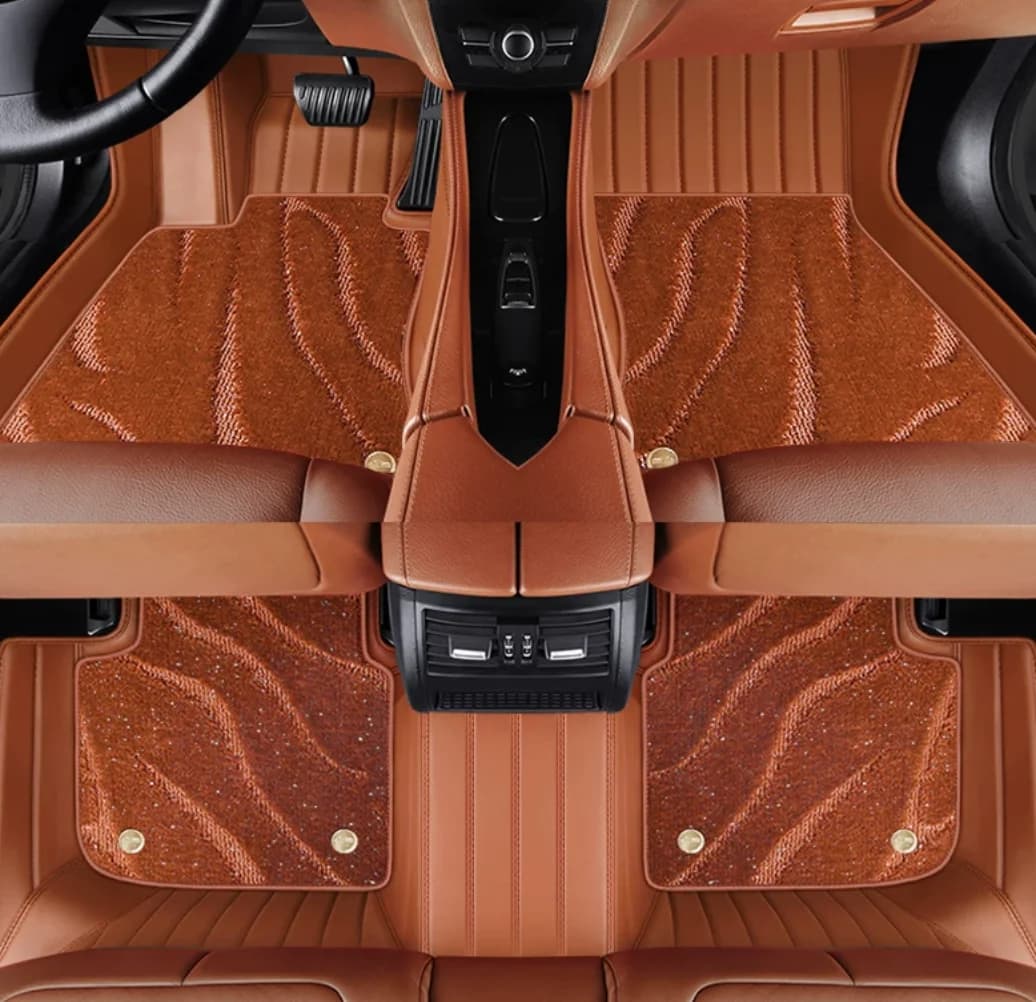 Custom special car floor mats for Mercedes Benz E Class Saloon W214 2026-2024 high quality rugs waterproof double layers carpets