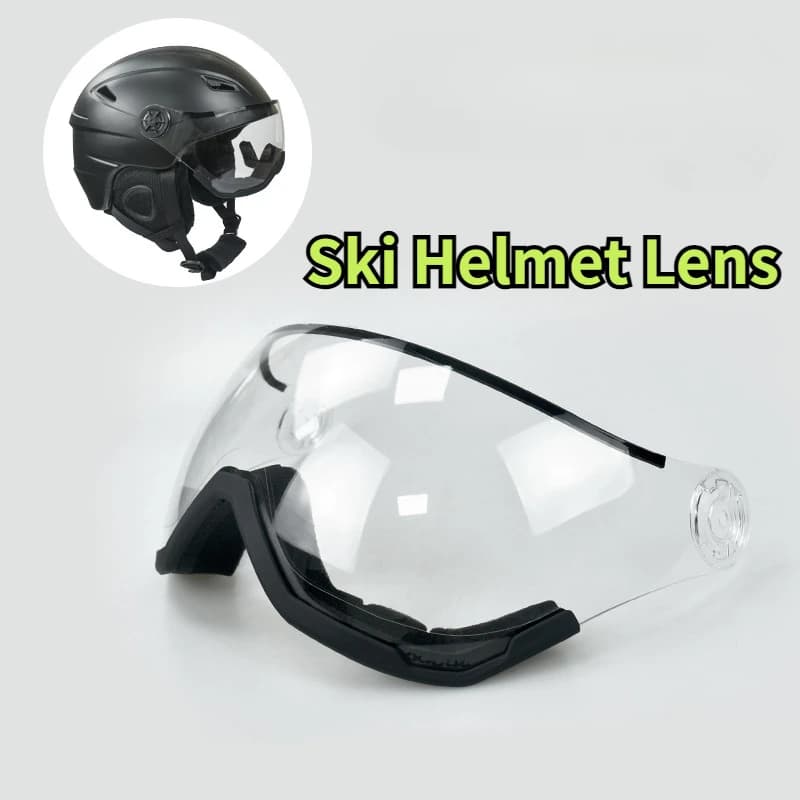 Visiera per casco da sci AIDY Occhiali antivento per PC trasparenti rinforzati antiappannamento ad alta definizione