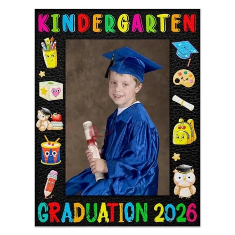 Cornice Portafoto per la Laurea dell'Asilo 2026 - Regalo per la Scuola Materna e la Scuola dell'Infanzia - Cornice Portafoto per la Laurea dell'Asilo 'My'