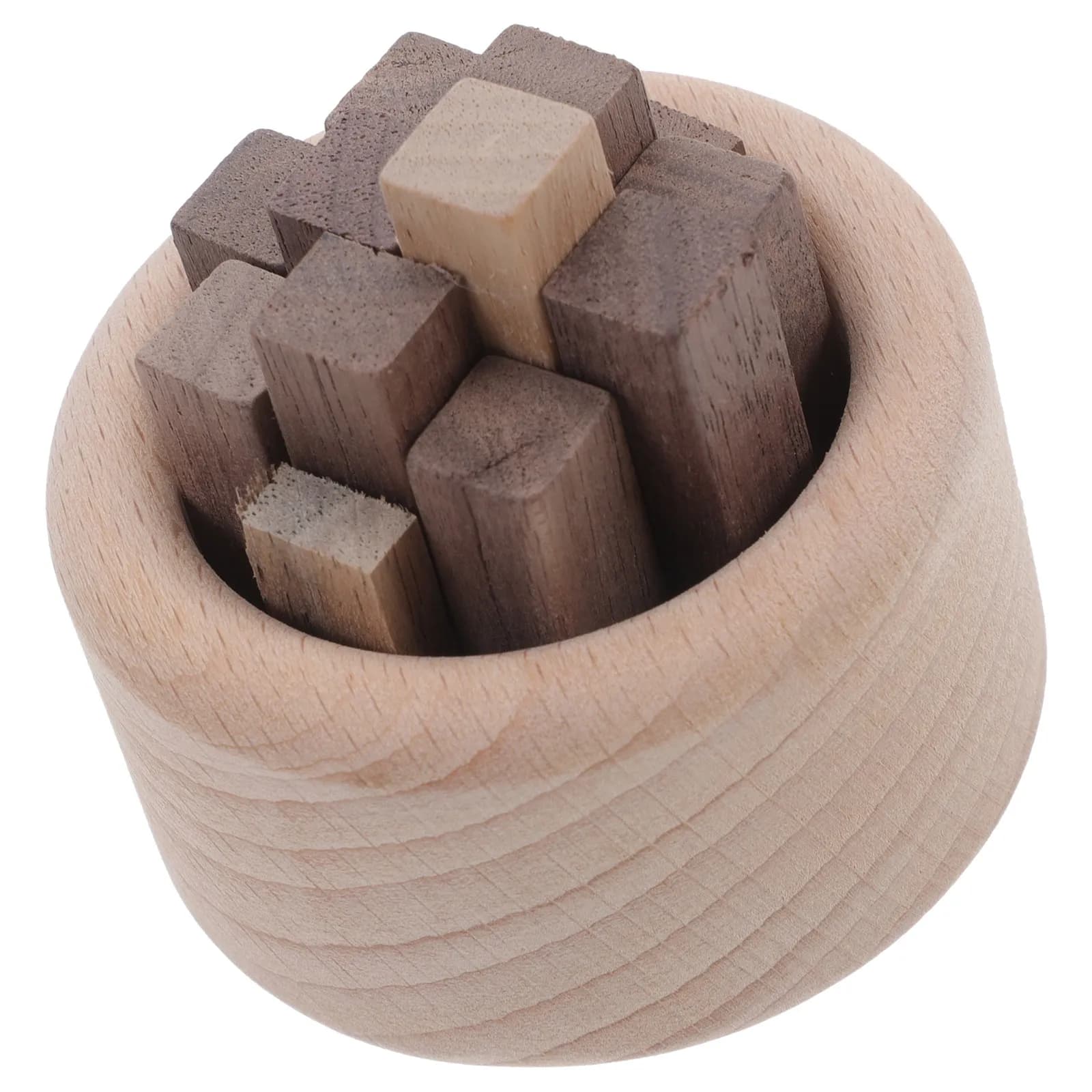 Set di 1 Diffusore di Aromi in Legno a Forma di Tronco, Diffusore di Oli Essenziali Decorativo per Casa, Ufficio, Camera da Letto, Yoga e Meditazione