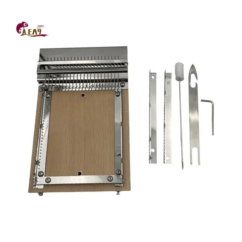 AEA9-Weaving Loom Kit,Wooden Weaving Kit,Loom Kit For Great Knitting Looms For Beginners And Kids, Adult