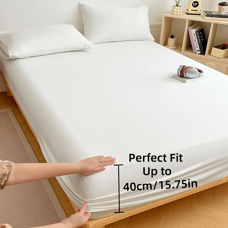 2/3pcs A Protective Cover for Home Mattresses, Dust-Proof Cover for Hotel Mattresses, Anti-Slip, Comfortable And Durable, Machine Washable Bedwear, Suitable for Bedrooms, Guest Rooms, Apartments, Schools, Single/Double/Fits Most Mattresses Bed Sheet