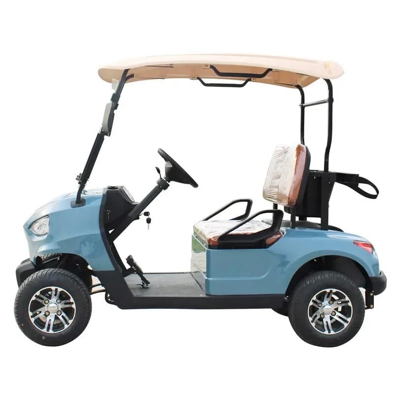 Nuovo lusso 5000W 48v prezzo basso veicolo fuoristrada elettrico per adulti 2 posti pannello solare personalizzato carrello da golf elettrico prezzo di vendita