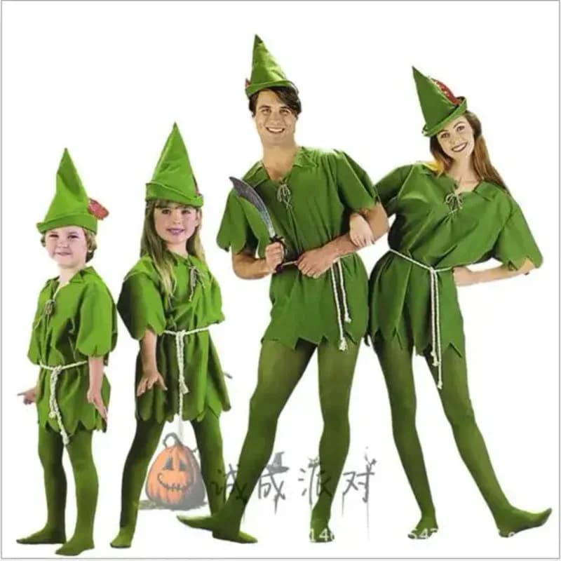 Peter Pan Cosplay Costumes Adult Halloween Carvinal Cosplay Costumes For Kids Children Men Women Cosplay Costumes