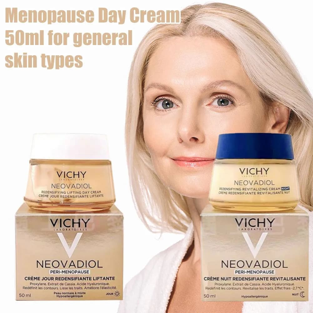 Vihy Day Cream for Menopause Balance Hormonal adjustment of menopause Reinforcement Smooth Hydrating Skin Care Product