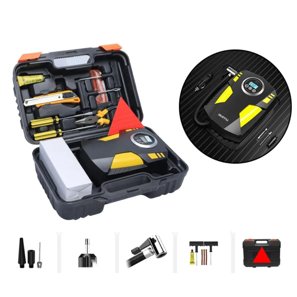 Pompa gonfiabile per auto piccola auto portatile con pneumatico elettrico tubo pompa gonfiabile ad alta potenza 12v