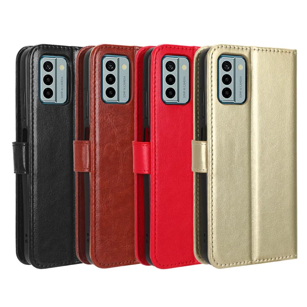 Per Nokia G22 G42 C22 C32 Custodia di lusso Flip PU Portafoglio in pelle Cordino Custodia per Nokia G 22 C 22 C 32 NokiaG22 Borse per telefono