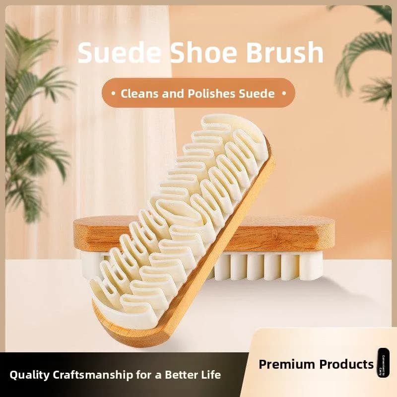 Spazzola per Scarpe in Camoscio con Setole Morbide per Pulizia Superfici in Velluto, Gomma Speciale per Lavaggio Scarpe, Strumento Durevole per la Pulizia delle Scarpe per Uso Domestico