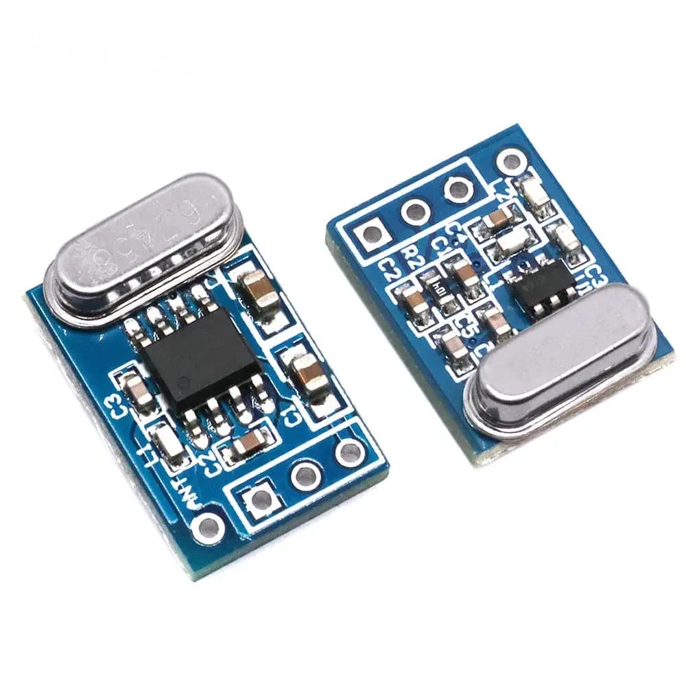 1 set 2 pieces transmitter module and wireless receiver 433 MHz - PCB chip card SYN115/SYN480R ASK/OOK for Arduino