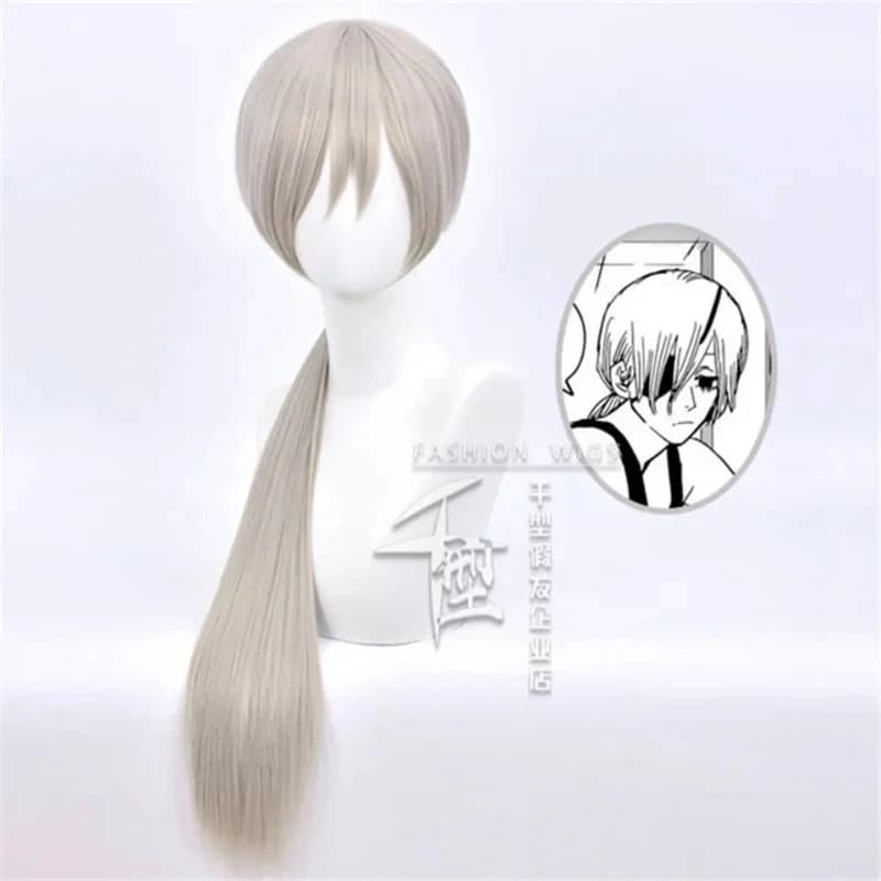 2026 Chainsaw Man Cosplay Hairs Angel Devil Wig Long Dark Orange Hair Anime Synthetic Wigs Accessories Party 55Cm UJYM6