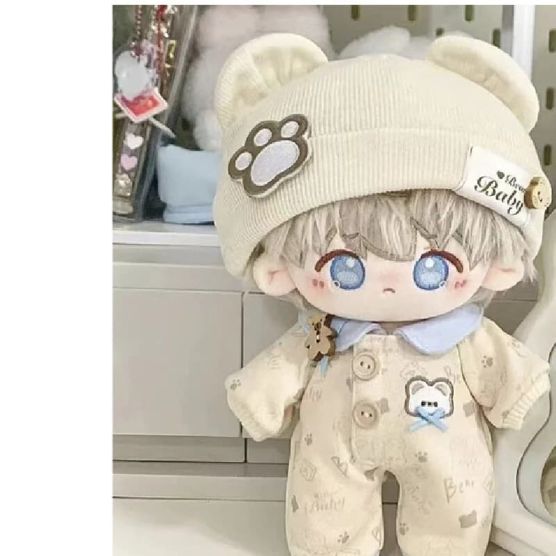 Adatto per vestiti per bambini da 20 cm, pigiami, tute da gattonamento, bambole di cotone, statuette per ragazze, set di ricambio per giocattoli, carino e grazioso