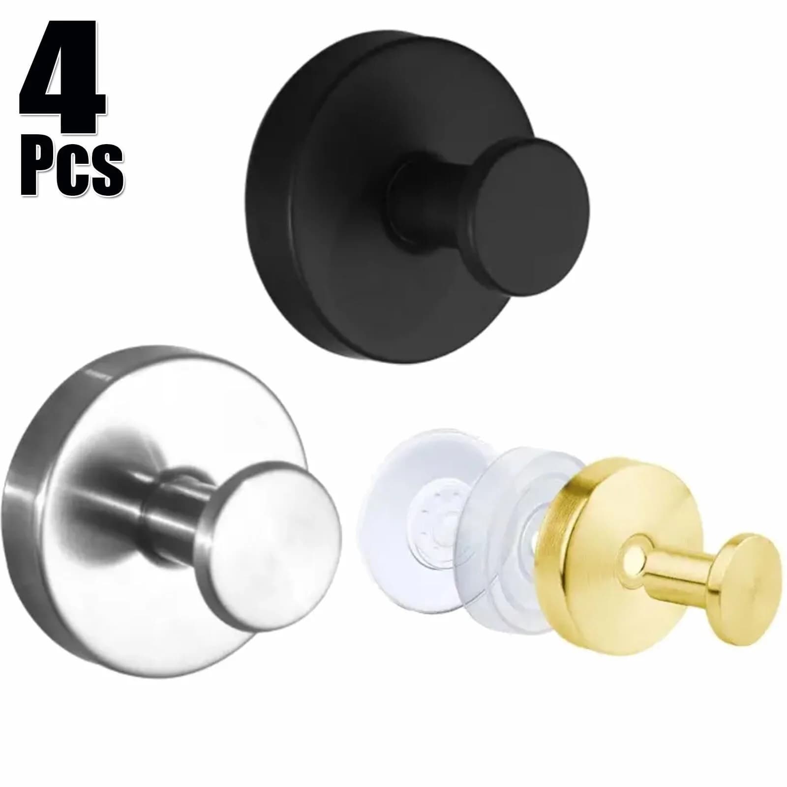 Set di 4 Ganci a Ventosa Potenti per Asciugamani, Portaoggetti per Bagno e Cucina
