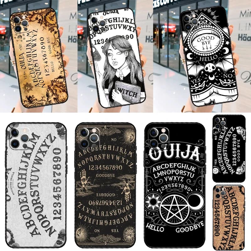 Custodia per Honor 7 5 6 8 Pro, Honor 200 400 70 90 Lite, X8c X8b X9a X9b X9c X9d, Win RT - Stile Gotico Pastello con Ouija e Motivi Magici
