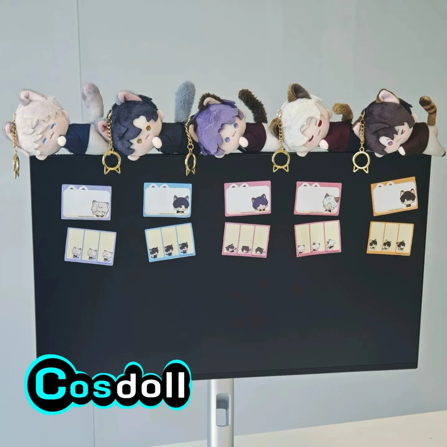 Available Original Love and Deepspace Rafayel Sylus Caleb Your Cat Missing Plush Padded Clothes for Dolls Keychain Bag Anime