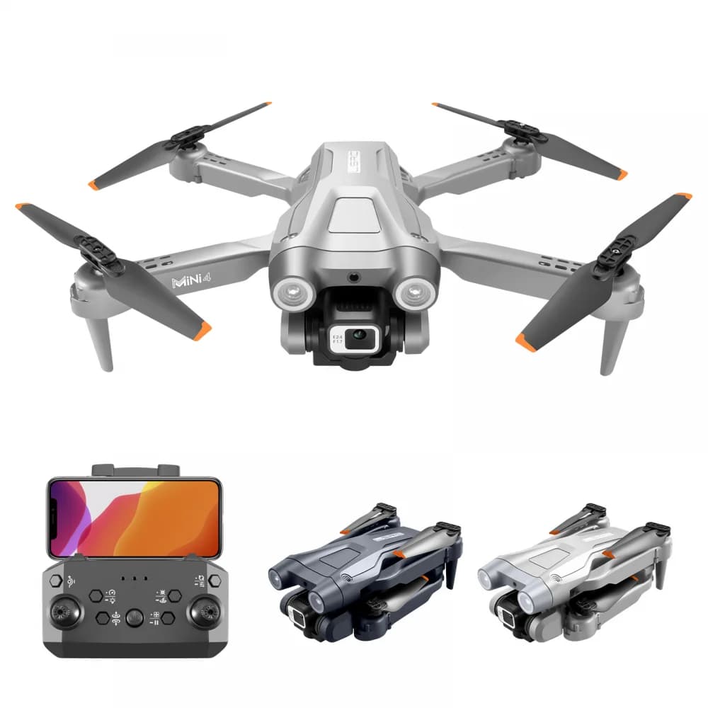 Drone RC 4K HD per Fotografia Aerea con Posizionamento a Flusso Ottico e Evitamento Ostacoli su 4 Lati, Giocattolo per Bambini, Quadricottero Telecomandato