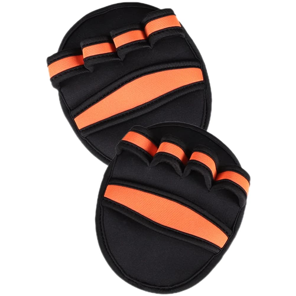 1 pair of portable weight lifting gloves, breathable grips for protective pads for training, gym accessories, fitness