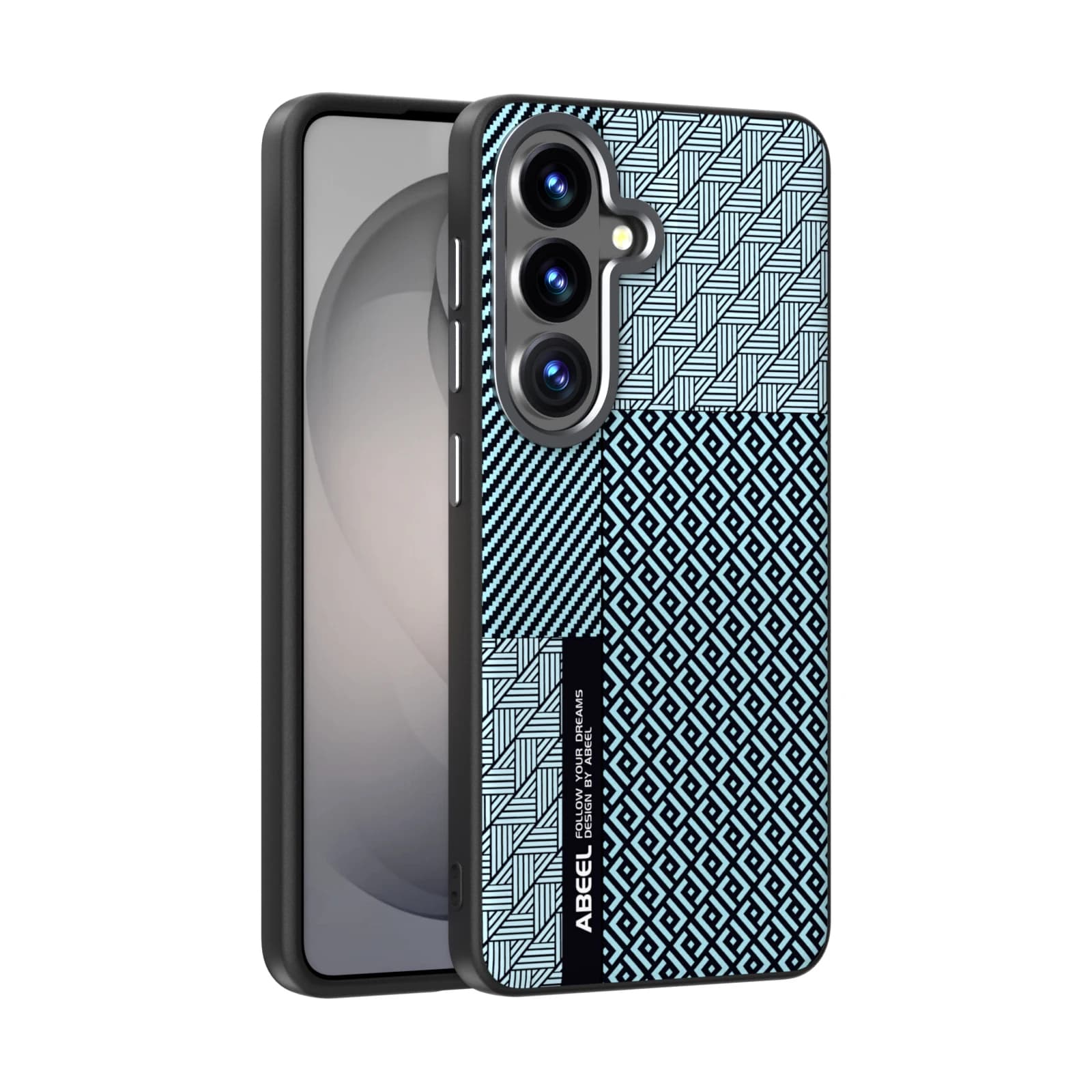 Per Samsung Galaxy S26 Ultra Plus Custodia Magsafe con ricarica wireless magnetica Custodia per cellulare con texture leader in fibra di carbonio