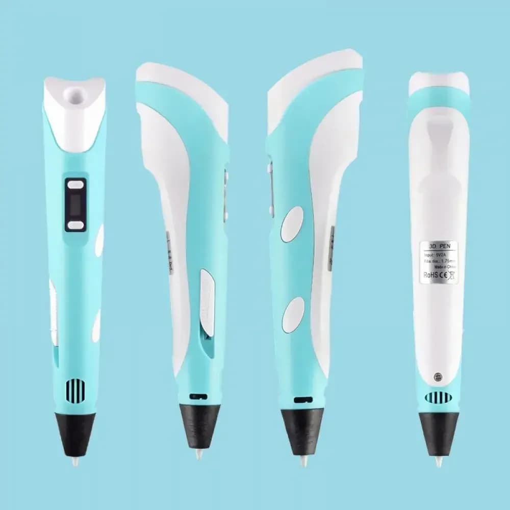 DIY Drawing Pens With LCD Screen Compatible PLA Filament 3D Pen Toys Safe Printing Pen for Children Kids Christmas Birthdy Gift