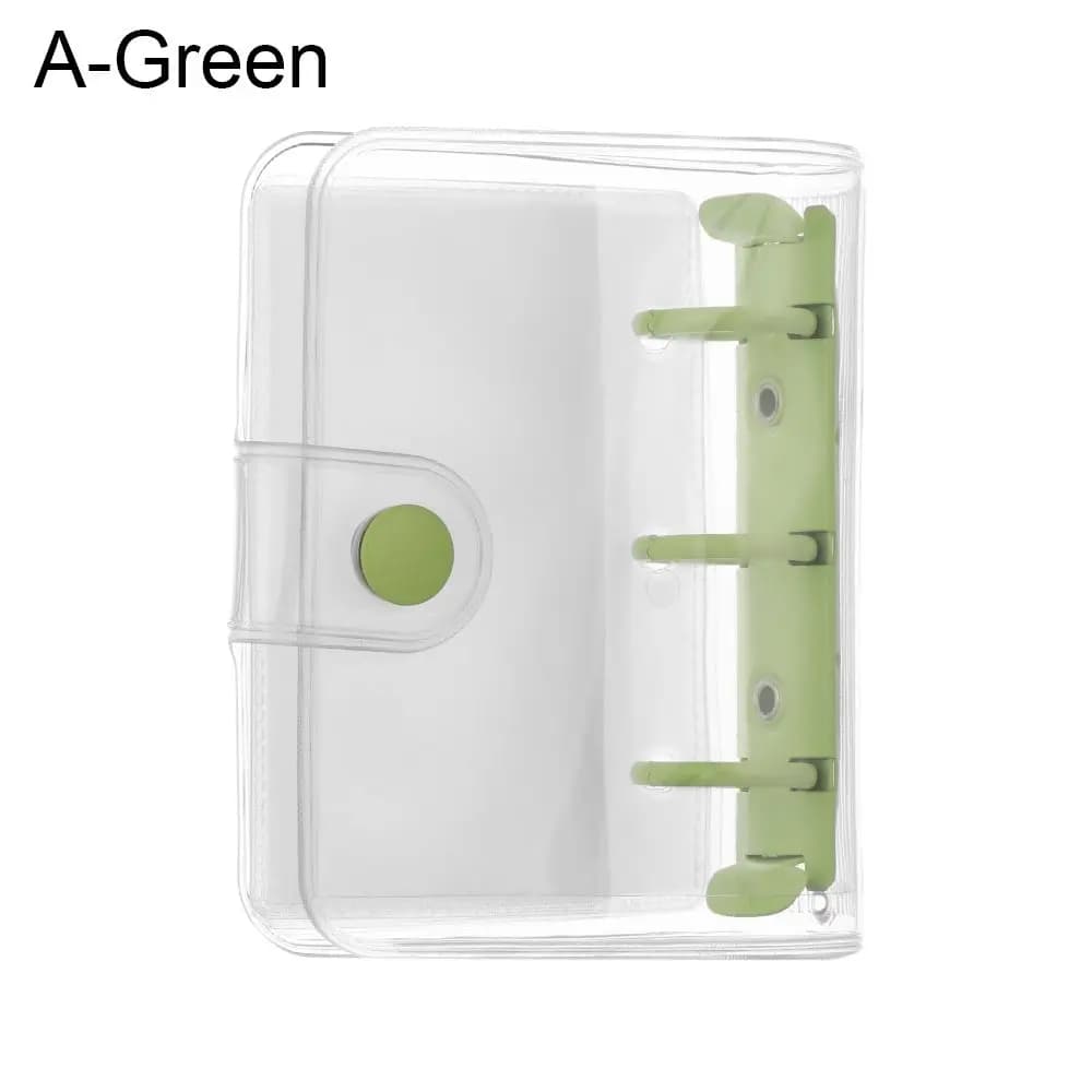 Mini Quaderno Portatile con Copertina a 3 Anelli, Pagine Intercambiabili e Ricariche a Fogli Mobili