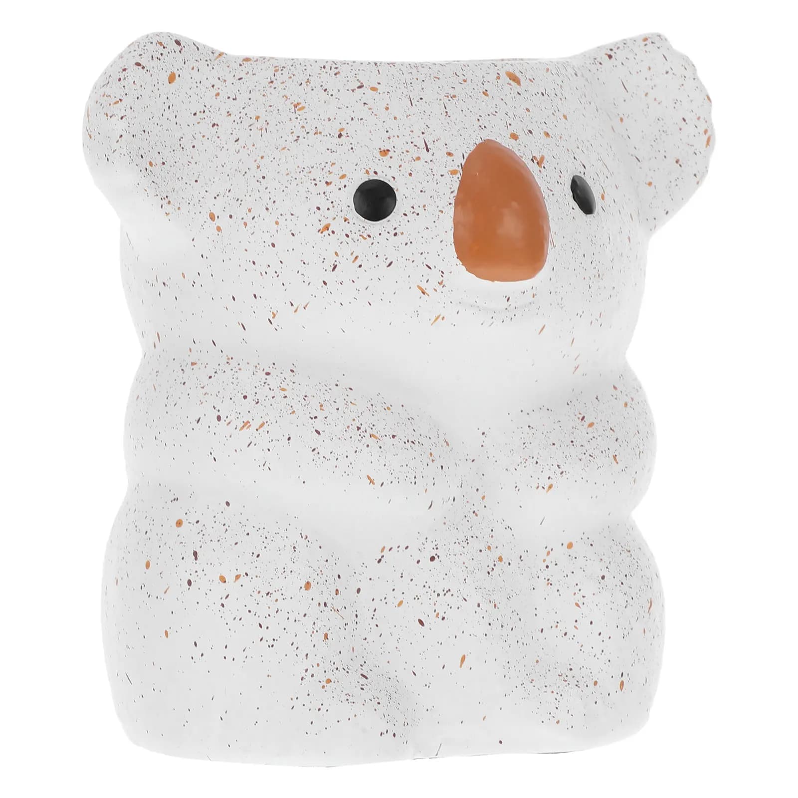 Portapenne in Resina a Forma di Koala, Contenitore per Pennelli da Trucco, Mini Cestino, Organizer da Scrivania, Porta Utensili da Cucina, per Ufficio