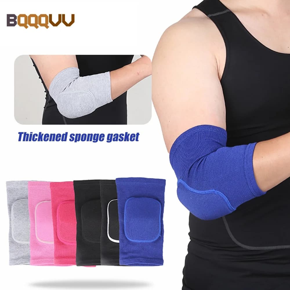 1 pair of compression elbows, support for Fitness arm bra, protection for basketball volleyball bands for breathable elbows