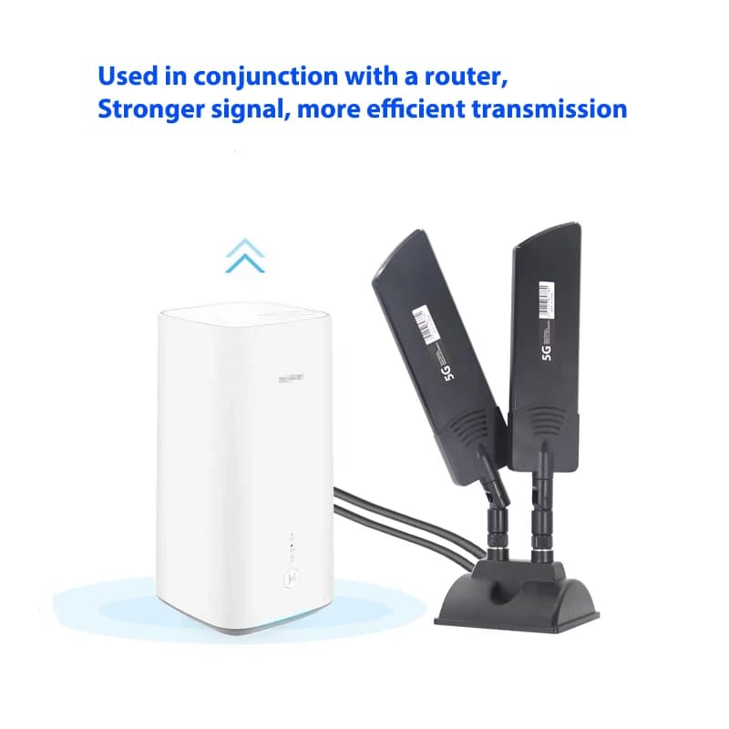 42dbi 5G Router Antenna esterna esterna a lungo raggio WiFi copertura del segnale Booster 4G 3G 2G amplificatore cellulare per ZTE CPE MC801a