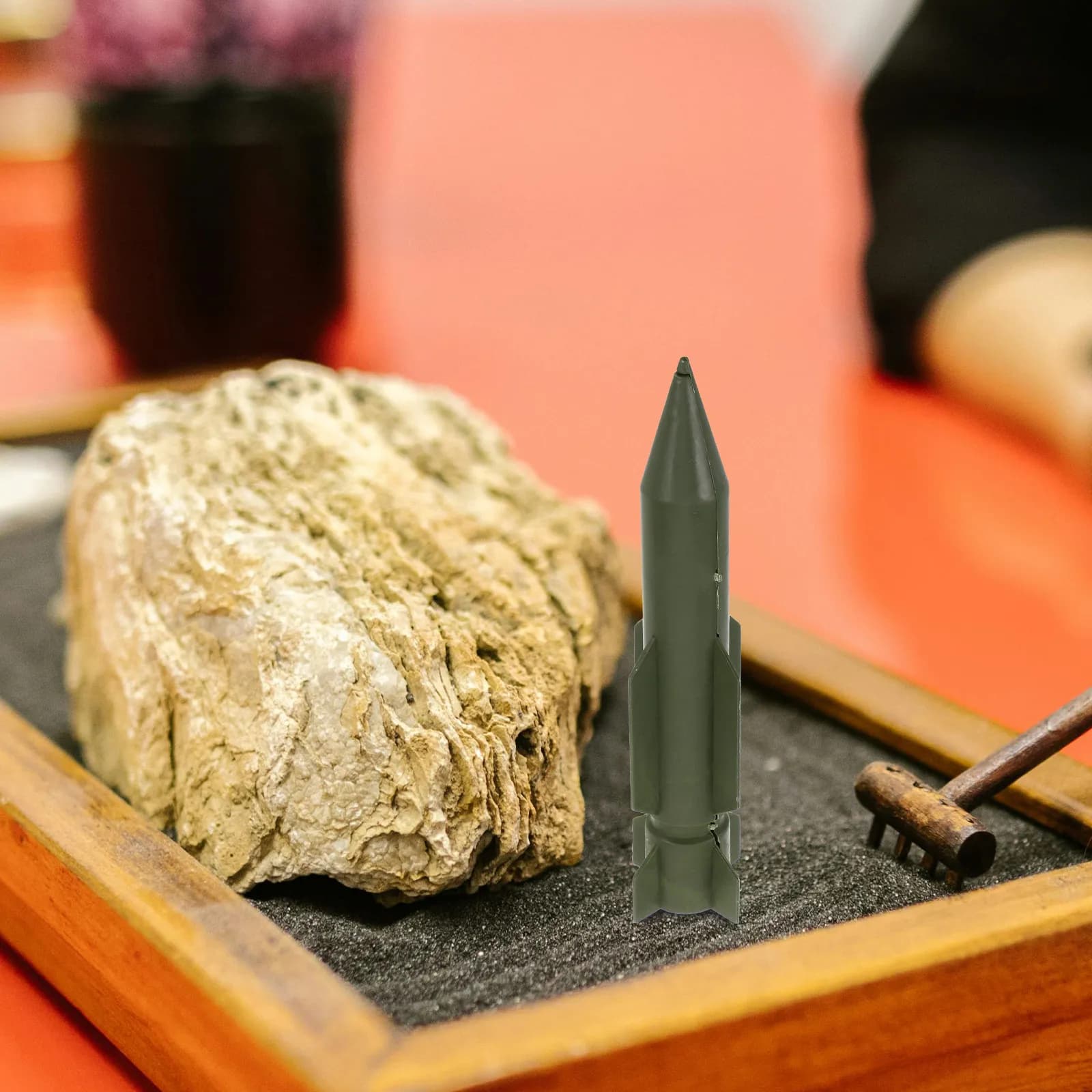 20 Pezzi di Razzi Realistici da 14,5 cm per Giochi di Guerra nel Sandbox, Giocattoli Educativi Spaziali per Bambini