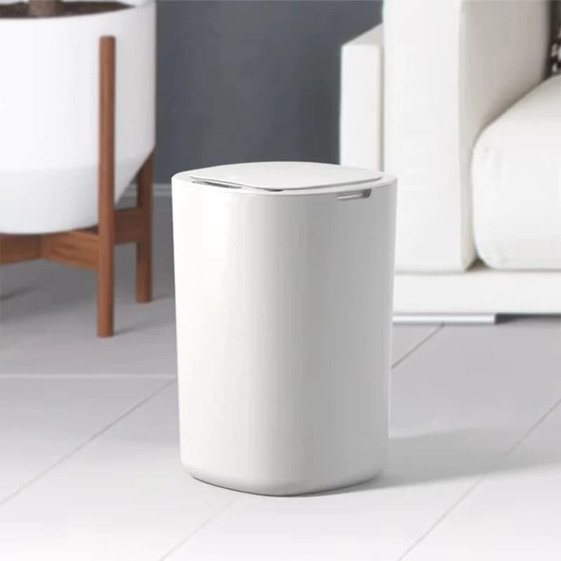 NUOVO Cestino Intelligente con Sensore Automatico, Bidone Elettrico da 12L per Cucina e Bagno, Impermeabile