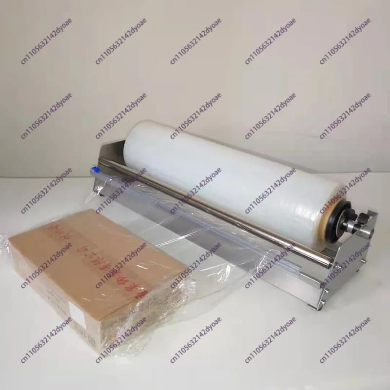 Supporto da tavolo per pellicola avvolgibile, macchina per avvolgere pellicola trasparente, macchina per imballaggio con lama da taglio per lettere pubblicitarie