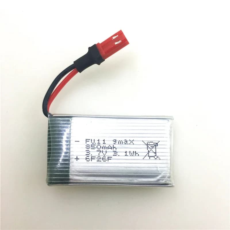 Batteria Li-Po da 3,7 V 850 mAh per pezzi di ricambio quadricottero Nine Eagles Galaxy Visitor 6 RC