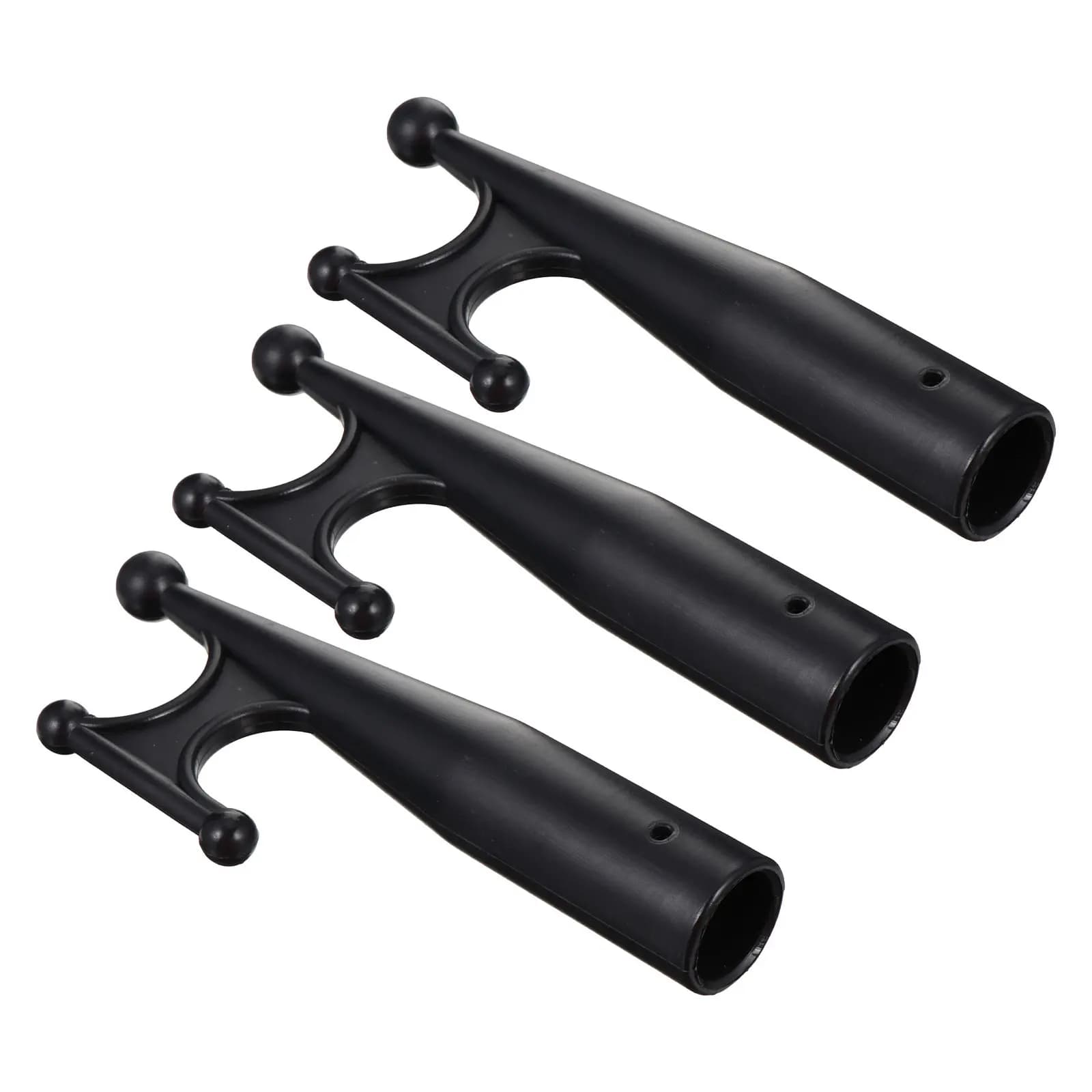 Set di 3 Ganci Neri Eleganti in Nylon per Barche, Kayak, Dinghy, Ancoraggio, Vela e Accessori per Imbarcazioni