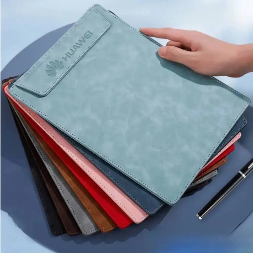 A4 PU Pelle magnetica File Documento Organizzatore di carta Cartella per appunti Ufficio Scuola Blocco note Menu Porta cartello Clip Board