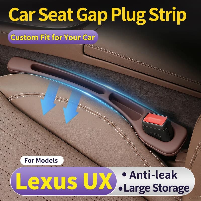 Car gap filler strip for Lexus UX Car Seat Anti-leak & Anti-drop Crevice Storage Car Side Long Storage Strip Plug and Play