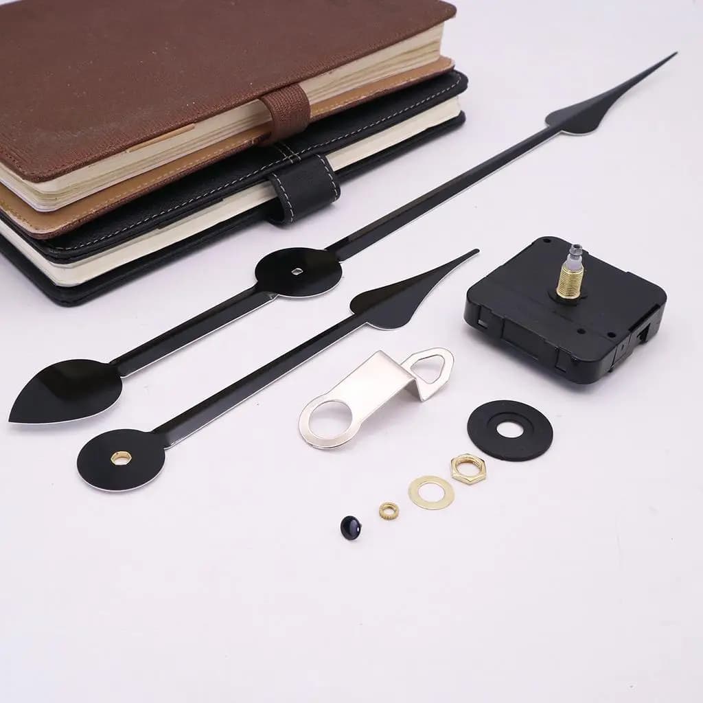 Set of Mechanisms for Clock from Wall to Quartz for Fai-da-Te, Craftsmanship and Cross Point Embroidery